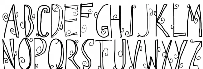 Ebba Font 字体 大写