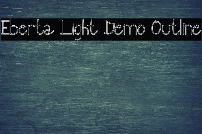 Eberta Light Demo Outline Example 1