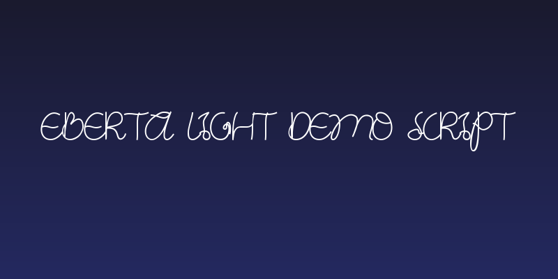 Eberta Light Demo Script Social Header