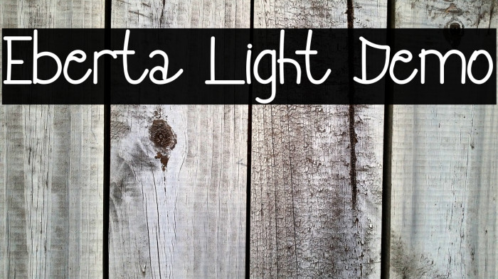 Eberta Light Demo Example 1