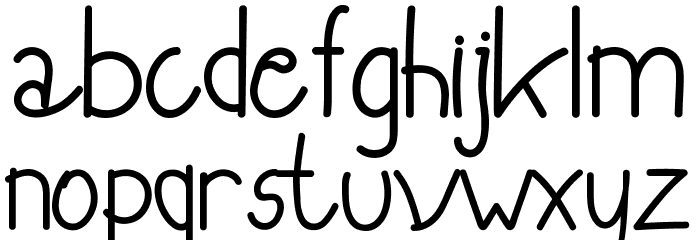Eberta Light Demo Font LOWERCASE