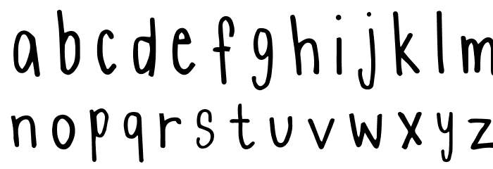 Ebony Demo 字体 小写