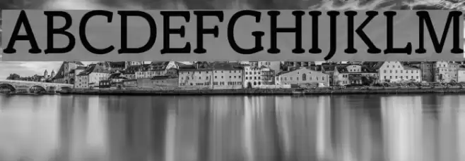 EbonyUT Font examples