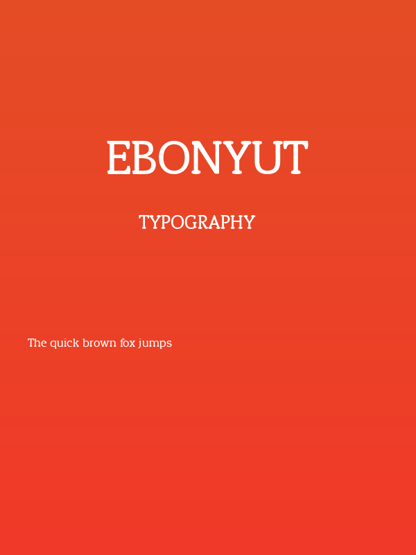 EbonyUT Poster