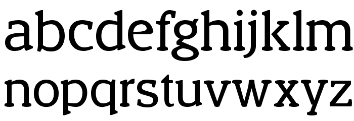 EbonyUT Font Litere mici