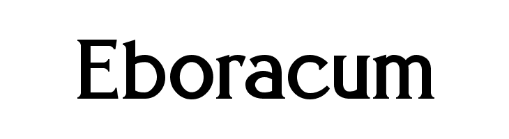 Eboracum  Frei Schriftart Herunterladen
