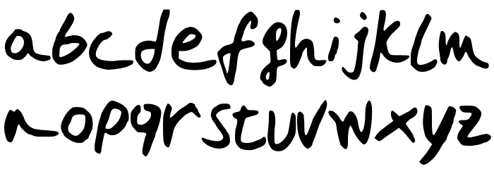 EbrinnasCandy Font LOWERCASE