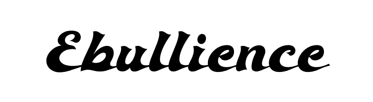 Ebullience  免费字体下载