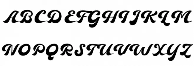 Ebullience Schriftart Groß
