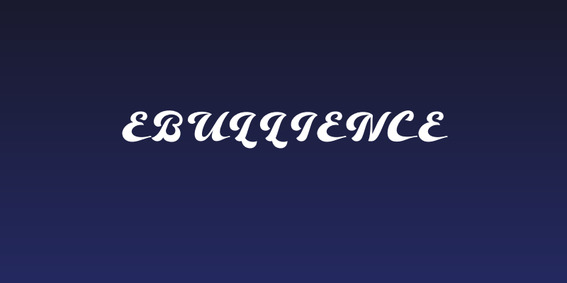 Ebullience Social Header