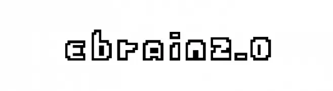 ebrain2.0  Free Fonts Download