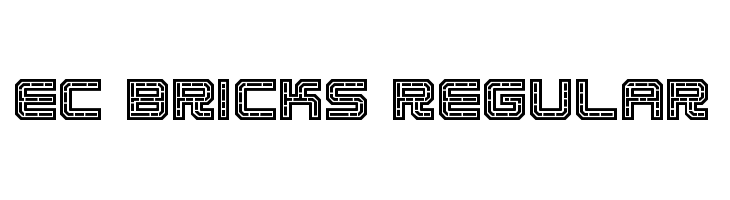 EC Bricks Regular  font caratteri gratis