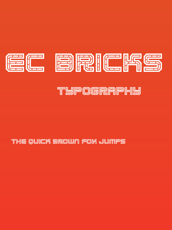 EC Bricks Regular Poster