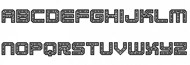 EC Bricks Regular Font LOWERCASE