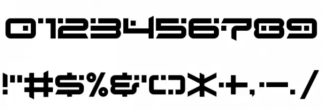 EC Dots Life Regular Font OTHER CHARS