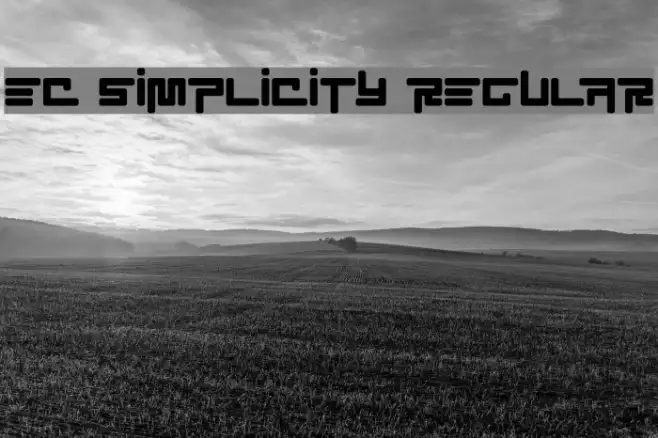 EC SimpliCity Regular Example 3