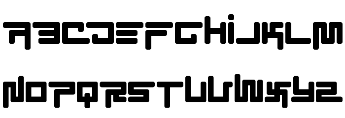 EC SimpliCity Regular Font LOWERCASE