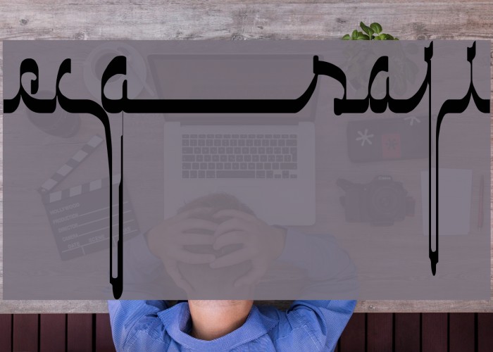 ECG saji Font examples