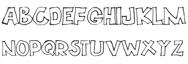 ECOPLANET PERSONAL USE Regular Schriftart Kleinbuchstaben