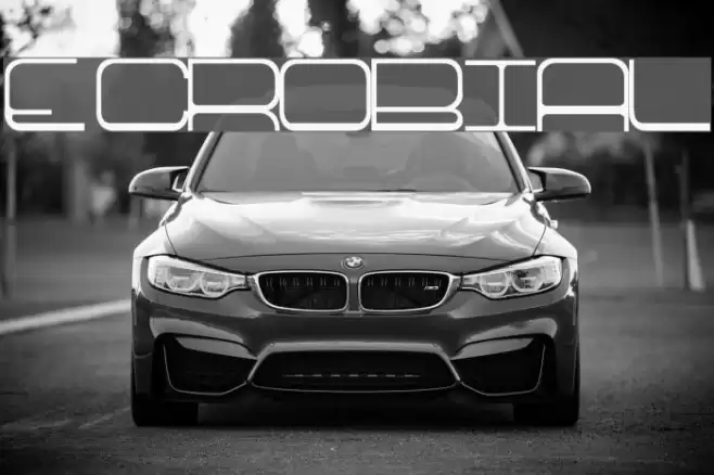 ECROBIAL Font examples