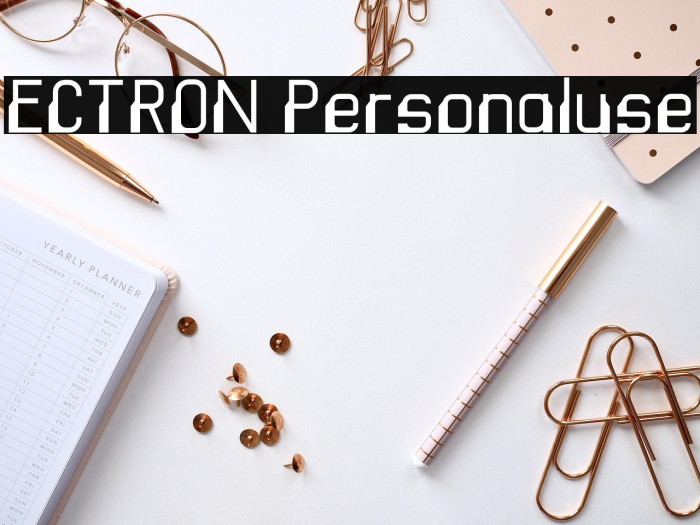 ECTRON Personaluse Example 1