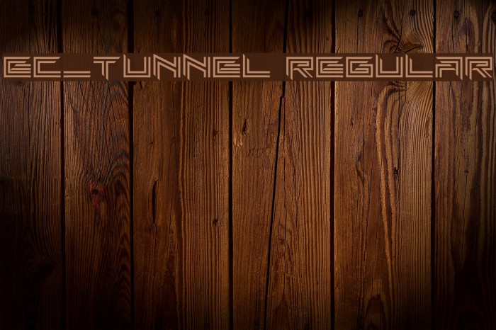 EC_Tunnel Regular Font examples