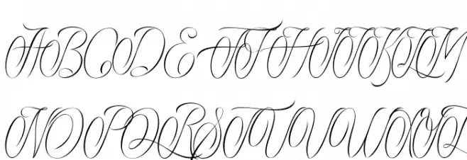 Ecalyars Italic Fuentes MAYÚSCULAS
