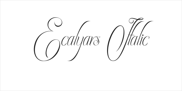 Ecalyars Italic Logo