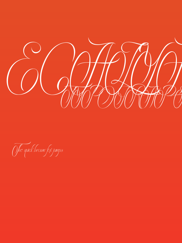Ecalyars Italic Poster