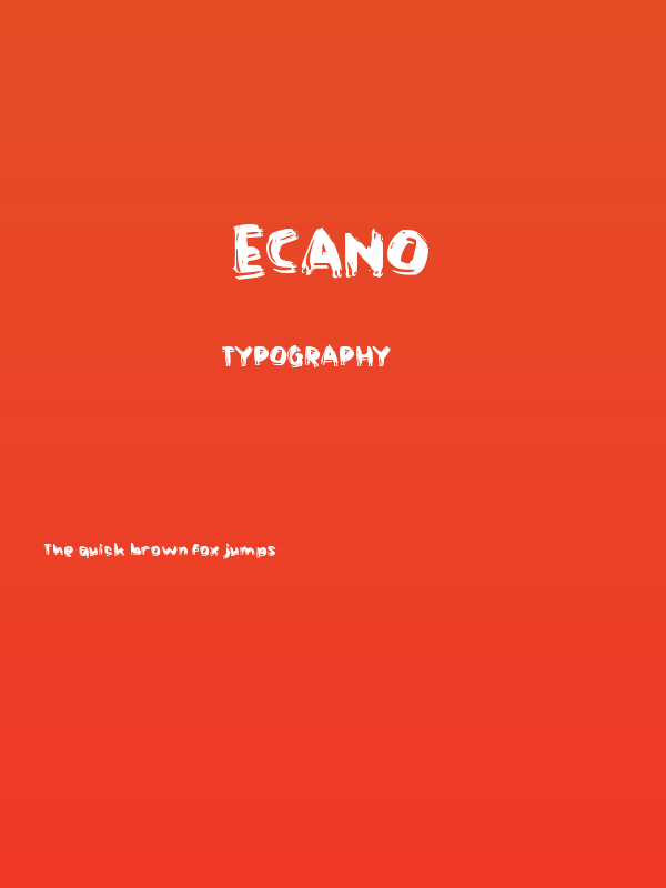 Ecano Poster