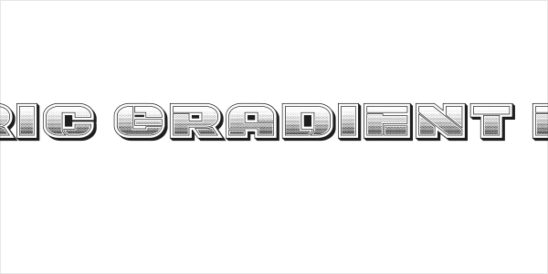 Eccentric Gradient Regular Logo