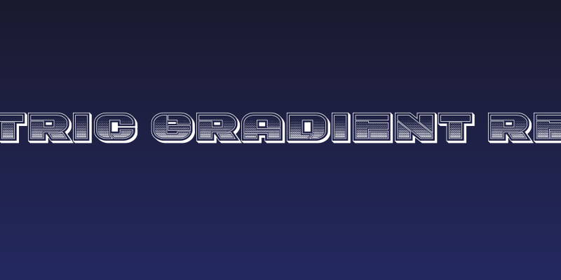 Eccentric Gradient Regular Social Header