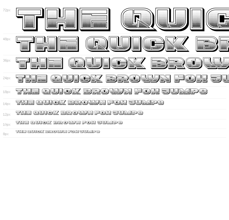 Eccentric Gradient Regular Waterfall