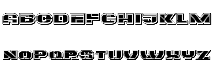 Eccentric Regular Font OTHER CHARS