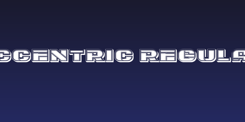 Eccentric Regular Social Header