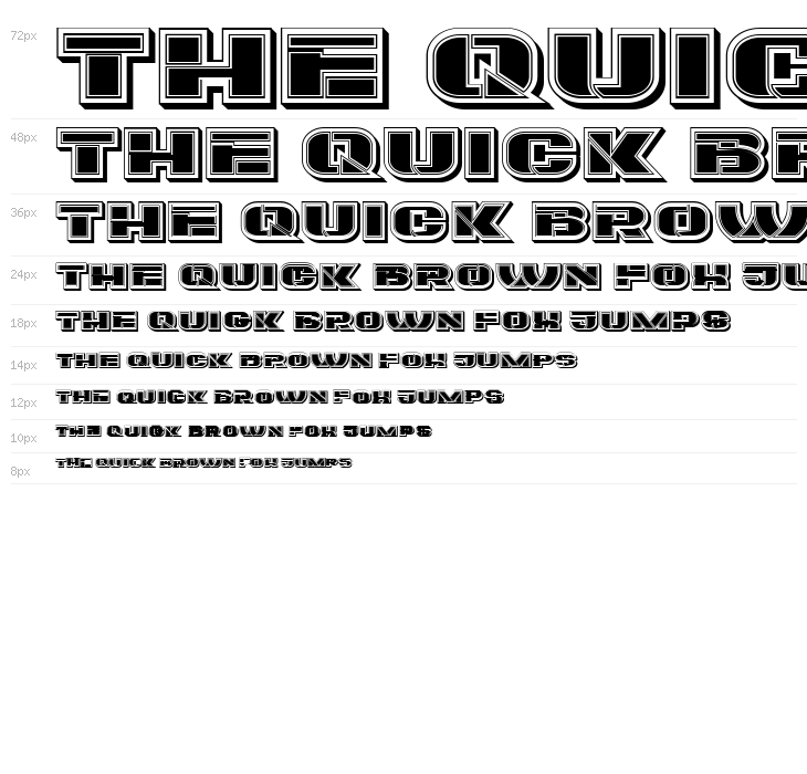 Eccentric Regular Waterfall