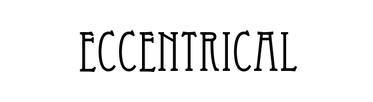 Eccentrical  Free Fonts Download
