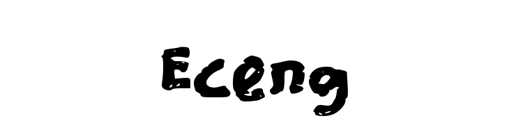 Eceng  Descarca Fonturi Gratis