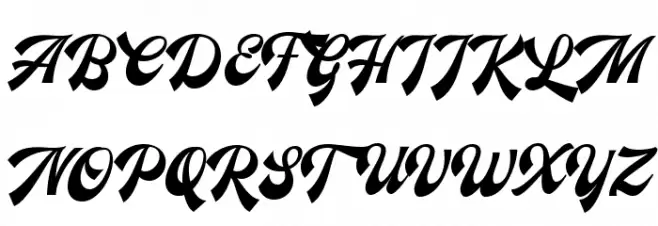 Ecentric DEMO 字体 大写