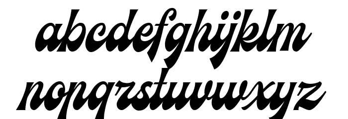 Ecentric DEMO Font LOWERCASE