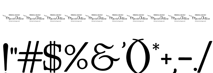 Echedo PersonalUse Font OTHER CHARS