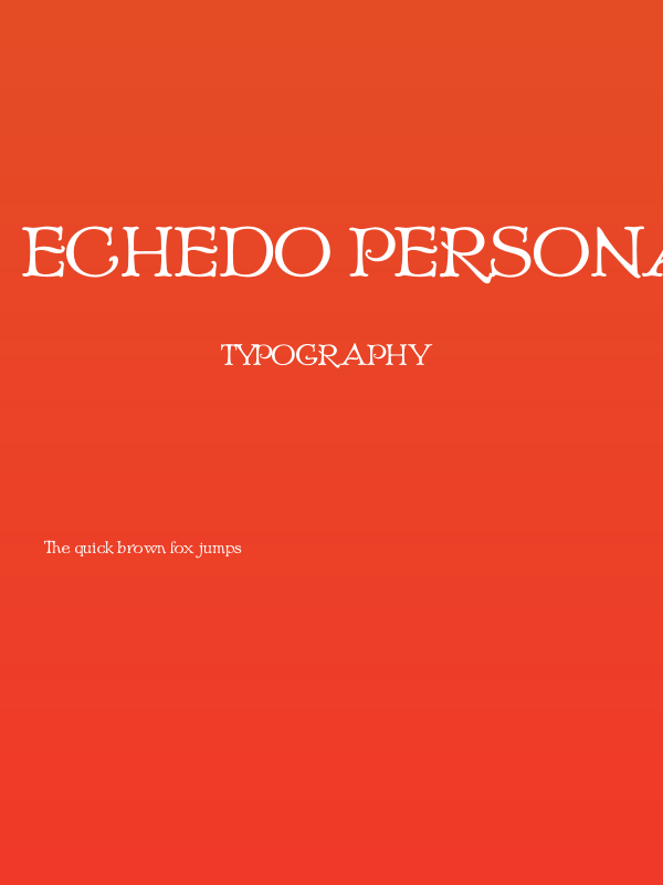 Echedo PersonalUse Poster