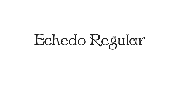 Echedo Regular Logo