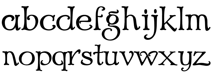 Echedo Regular Font LOWERCASE