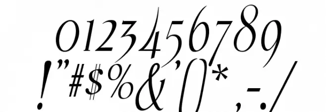 Echelon-Italic फ़ॉन्ट अन्य घर का काम