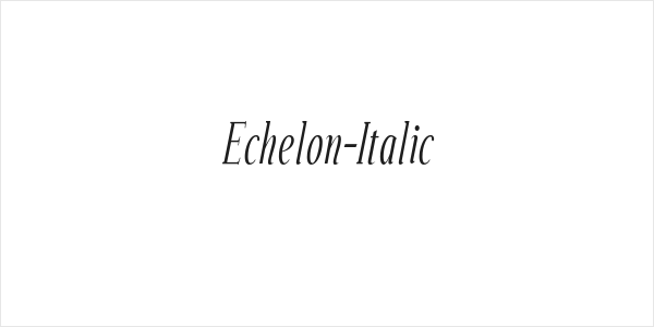 Echelon-Italic Logo