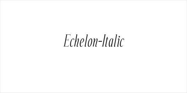 Echelon-Italic Logo