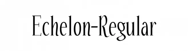 Echelon-Regular  les polices de caractères gratuit tlcharger