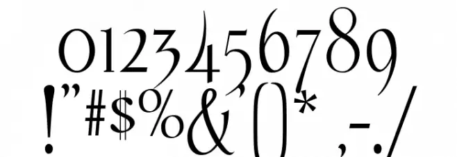 Echelon-Regular Font OTHER CHARS