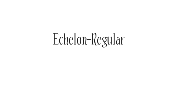 Echelon-Regular Logo